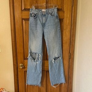 Zara Light Blue Denim Jeans
